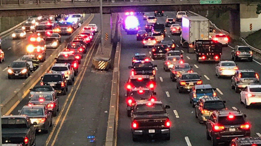 TRAFFIC ALERT Major delays on I93 in Quincy due to crashes Boston