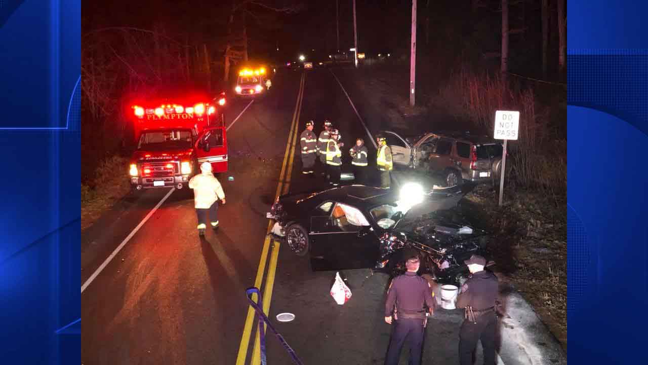 2 hurt in headon crash in Halifax Boston 25 News