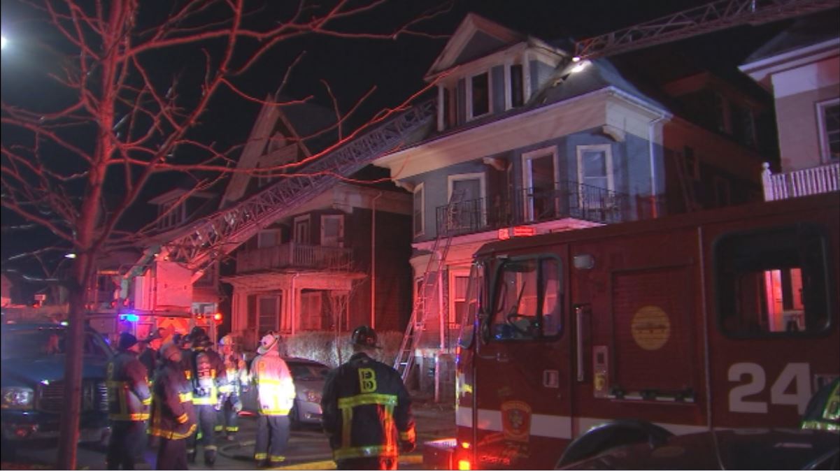 Dorchester fire displaces 10 overnight on Monday Boston 25 News