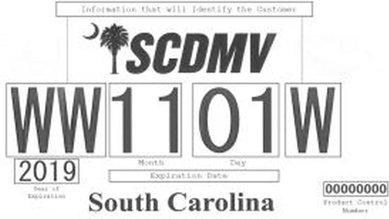 Temporary plates in SC get upgrade to help police track crimes – WSOC TV