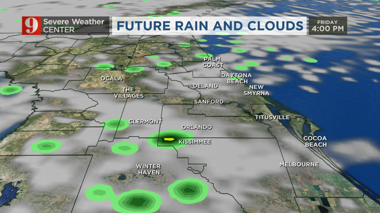 Unsettled Weekend Ahead Scattered Showers Warm Temps Forecast For Central Florida Wftv