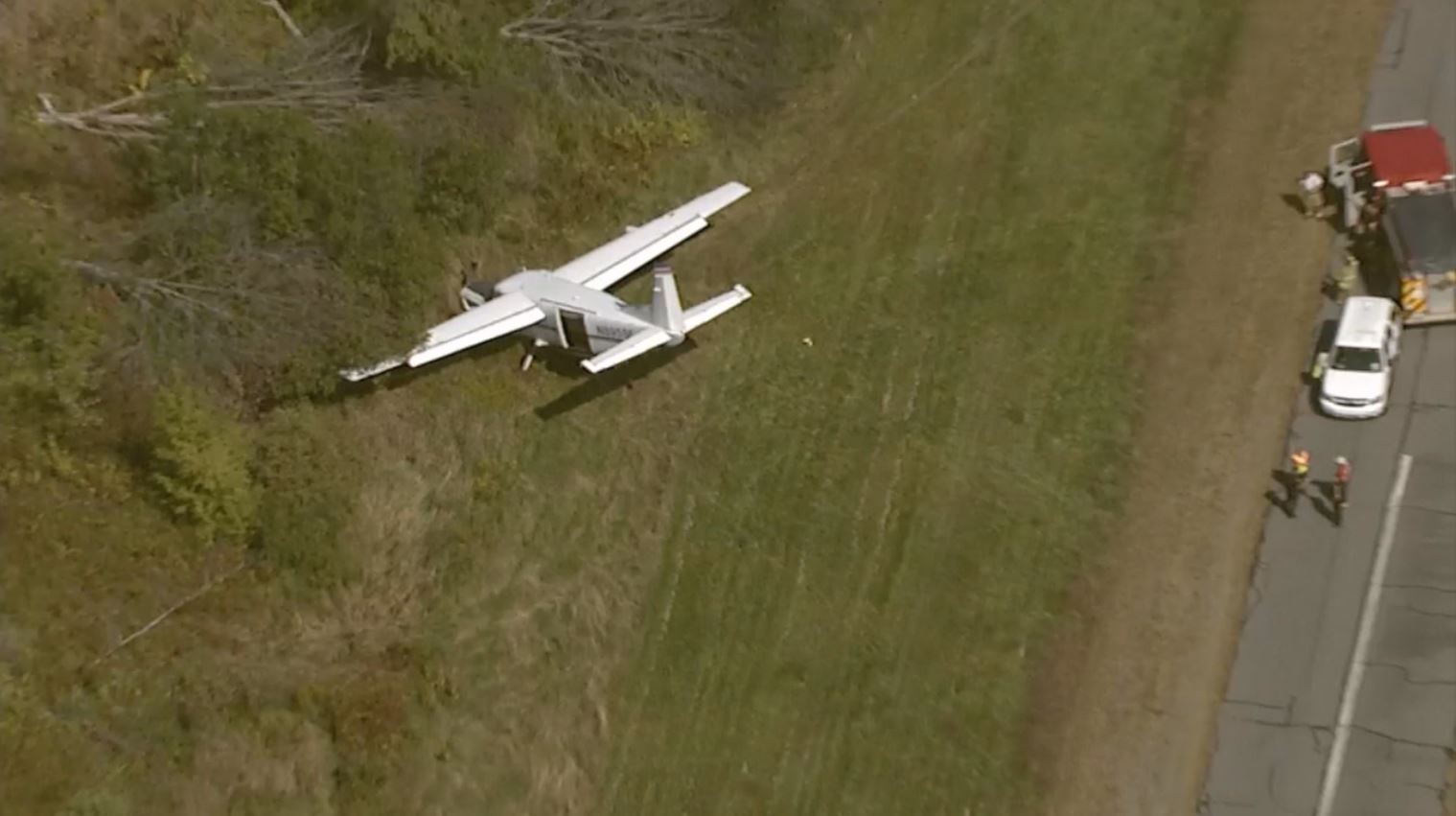 Skydiving plane crash lands at Pepperell airport, no injuries Boston