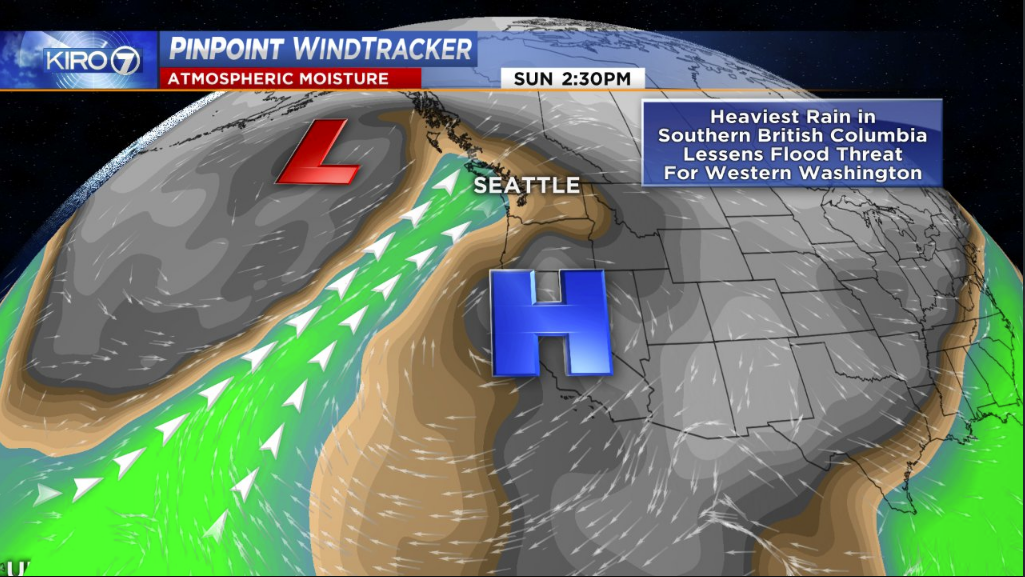 'Pineapple Express' brings heavy rain, river flood threat KIRO 7 News Seattle