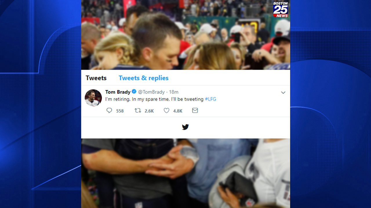 Tom Brady pulls April Fools' joke, "retiring" in firstever tweet