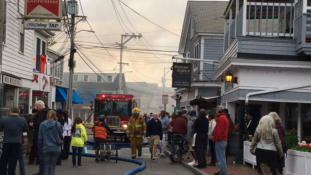 Crews battle major fire in downtown Provincetown Boston 25 News