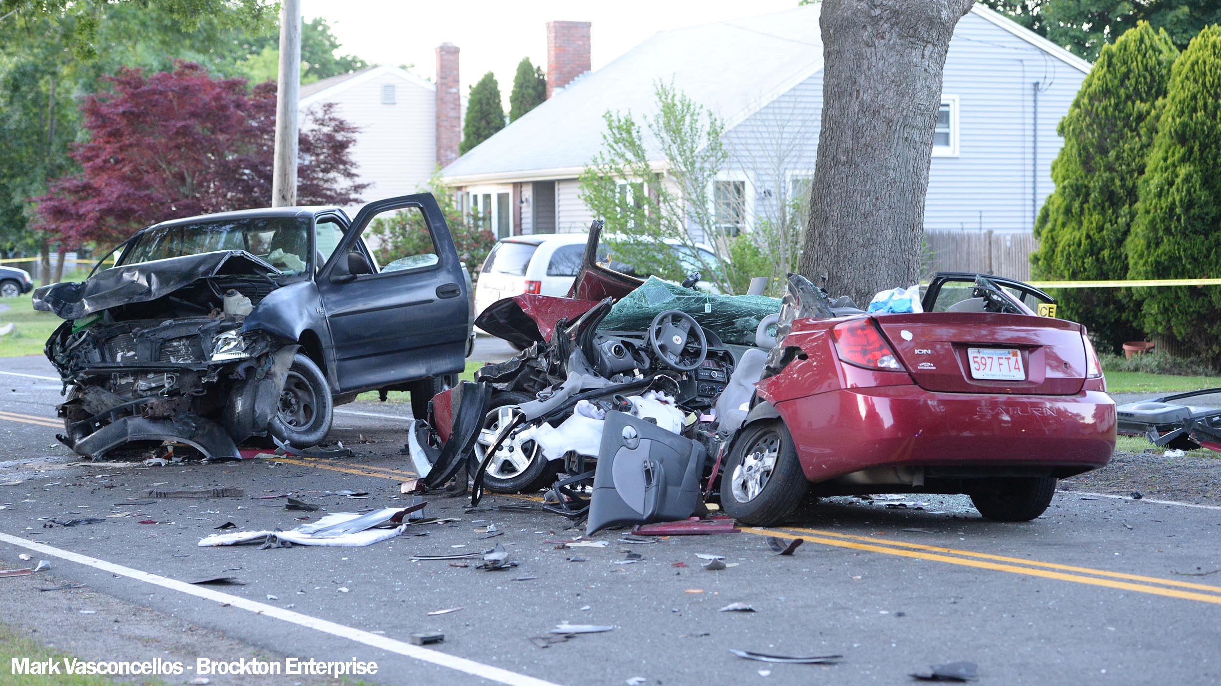One dead, one injured after headon crash in Brockton Boston 25 News