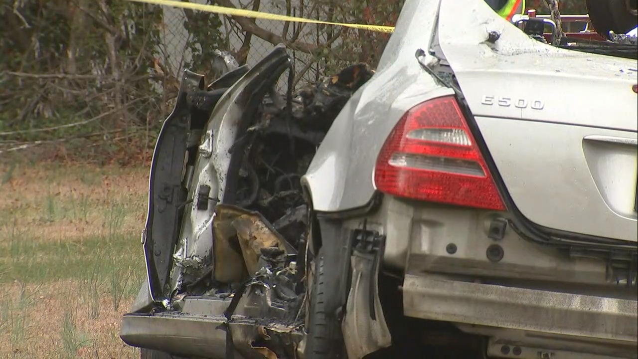 PHOTOS Driver killed in fiery headon crash in Catawba County WSOC TV