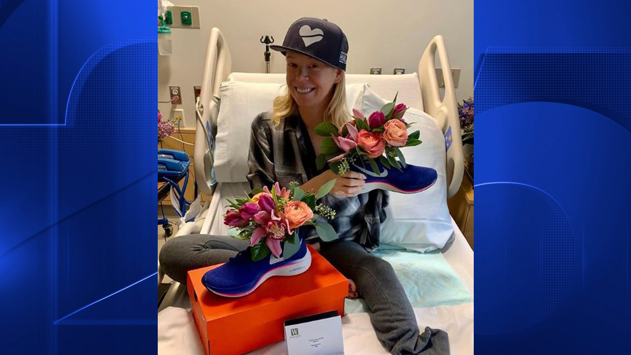 Marathon bombing survivor Adrianne Haslet posts update after being hit