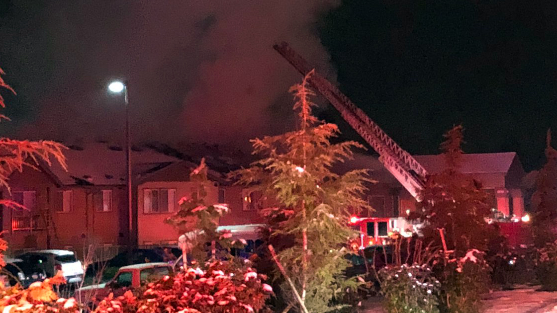 Senior apartment building burns in Milton KIRO 7 News Seattle