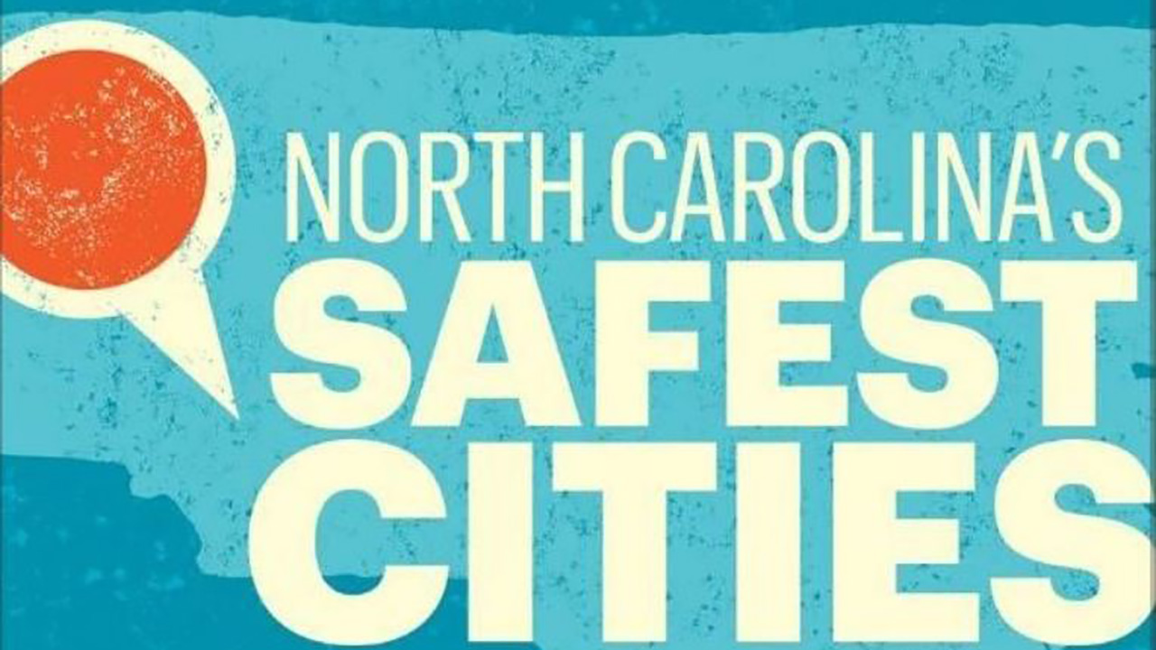 Which local suburbs rank among the safest cities in North Carolina
