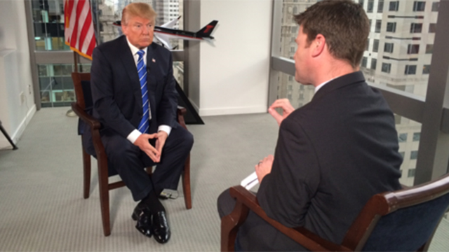 Former WSOC TV anchor Blair Miller sits down with Trump